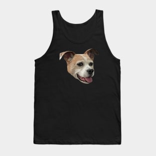 Jack Russell Terrier Mix - Black Background Tank Top